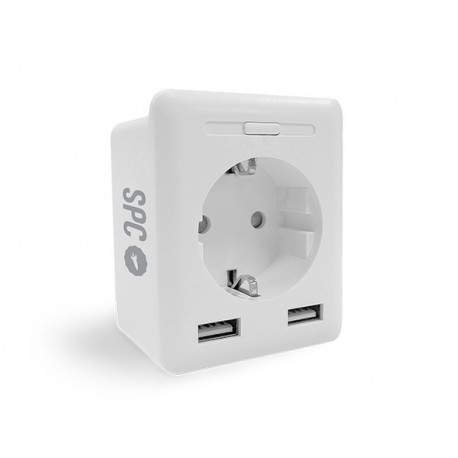 SPC CLEVER PLUG USB enchufe inteligente 2300 W Blanco - 6207b