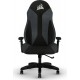 Corsair TC60 Butaca para jugar Asiento acolchado Negro, Gris - cf-9010035-ww