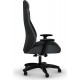 Corsair TC60 Butaca para jugar Asiento acolchado Negro, Gris - cf-9010035-ww