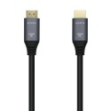 AISENS Cable HDMI V2.1 Ultra Alta Velocidad / HEC 8k@60Hz 48Gbps, A/M-A/M, Gris/Negro, 1.5m - A150-0427