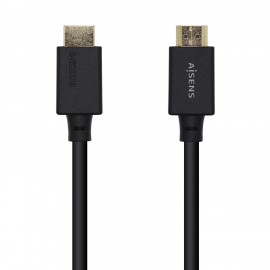 AISENS Cable HDMI V2.1 Ultra Alta Velocidad / HEC 8k@60Hz 48Gbps, A/M-A/M, Negro, 2.0m - A150-0423