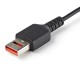 StarTech.com Cable de 1m Adaptador Bloqueador USB de Datos
