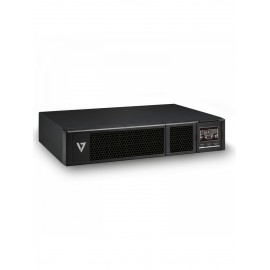 V7 Onduleur 1 500 VA rackable 2U avec écran LCD - UPS2URM1500DC-NC
