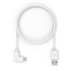 Compulocks 6FT90DUSBCW cable USB 0,6 m USB 2.0 USB A USB C Blanco