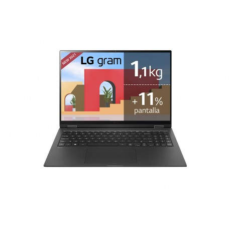 LG Gram 16Z90P Windows Pro - Portátil ultraligero de 40,6cm (16'') WQXGA