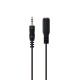 Ewent EC1652 cable de audio 5 m 3,5mm Negro