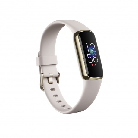 Fitbit Luxe AMOLED Pulsera de actividad Oro, Blanco - 40-48-1088
