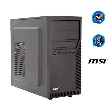 iggual PSIPCH512 PC DDR4-SDRAM i3-10100 Midi Tower Intel® Core™ i3 de 10ma Generación 8 GB 240 GB SSD Negro