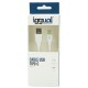iggual IGG316948 cable USB 1 m USB 2.0 USB A USB C Blanco