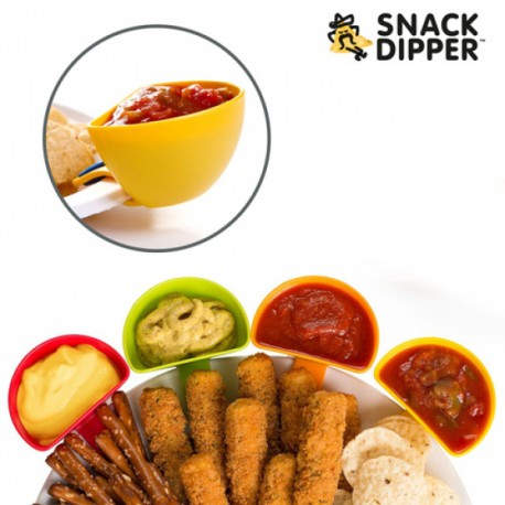 Cuencos para salsas Snack Dipper (4 unidades)