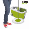 FREGONA GIRATORIA Y CUBO CON RUEDAS KONG MOP