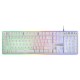 Mars Gaming MCPXWPT Combo Teclado+Ratón+Alfombrilla Blanco PT