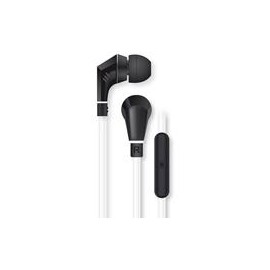 AURICULAR MUVIT ESTEREO NEGRO Y BLANCO 3.5MM CON MICROFONO