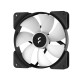 Fractal Design Aspect 14 RGB PWM Carcasa del ordenador Ventilador 14 cm Negro 3 pieza(s) - FD-F-AS1-1407