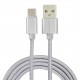 Eightt ECT-4S cable USB 1 m USB 2.0 USB C USB A Plata
