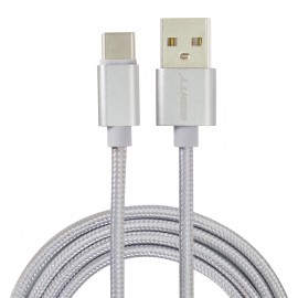 Eightt ECT-4S cable USB 1 m USB 2.0 USB C USB A Plata
