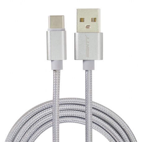 Eightt ECT-4S cable USB 1 m USB 2.0 USB C USB A Plata