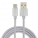 Eightt ECT-4S cable USB 1 m USB 2.0 USB C USB A Plata
