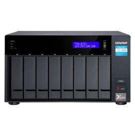 QNAP TVS-872X-I3-8G servidor de almacenamiento NAS Torre Ethernet Negro i3-8100T