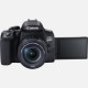 Canon EOS 850D Juego de cámara SLR 24,1 MP CMOS 6000 x 4000 Pixeles Negro - 3925c002