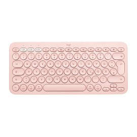 Logitech K380 For Mac teclado Bluetooth QWERTY Español Rosa - 920-010400