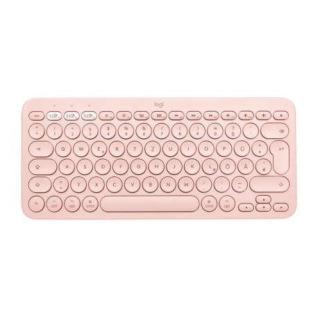Logitech K380 For Mac teclado Bluetooth QWERTY Español Rosa - 920-010400