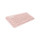 Logitech K380 For Mac teclado Bluetooth QWERTY Español Rosa - 920-010400