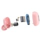 Aiwa EBTW-150PK auricular y casco Auriculares Dentro de oído Bluetooth Rosa