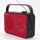 Aiwa R-190RD radio Portátil Analógica Negro, Rojo