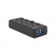 NATEC MANTIS USB 2.0 Type-B 5000 Mbit/s Negro - nhu-1557
