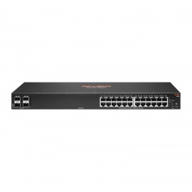 Hewlett Packard Enterprise Aruba 6100 24G 4SFP+ Gestionado L3 Gigabit Ethernet (10/100/1000) 1U Negro - jl678a
