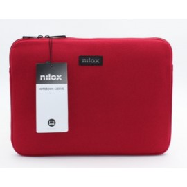 Nilox Sleeve para portátil de 14,1'' - Rojo - nxf1404