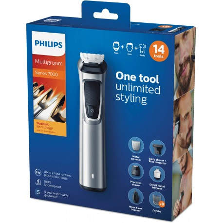 Philips MULTIGROOM Series 7000 Cara, cabello y cuerpo 14 en 1 MG7720/15 - MG772015