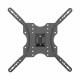 AISENS Soporte ECO giratorio, inclinable para monitor/TV 30kg (2 Pivotes) de 32-55, Negro
