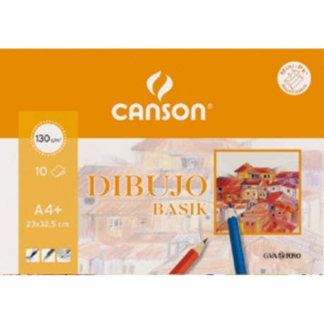 Canson Guarro Basik Arte de papel 10 hojas - c400110486