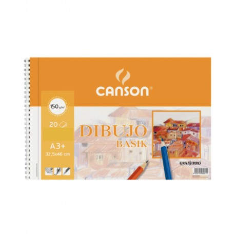 Canson Dibujo Basik Arte de papel 20 hojas - c200400694