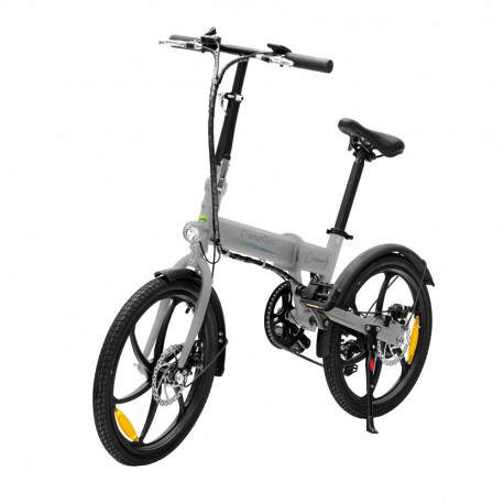 smartGyro Ebike Crosscity Negro, Plata 50,8 cm (20'') Litio - sg27-166