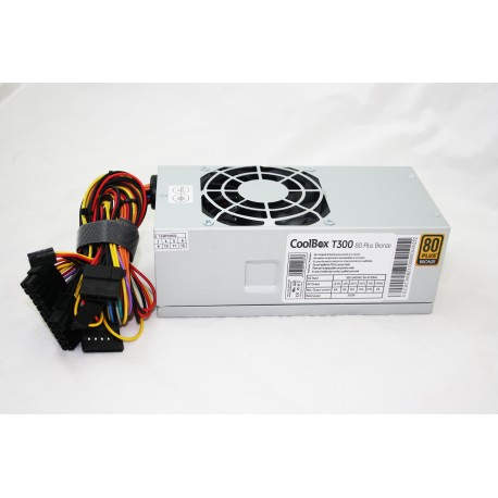 CoolBox FALCOO300TBZ unidad de fuente de alimentación 300 W TFX Plata