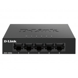 D-Link DGS-105GL switch No administrado Gigabit Ethernet (10/100/1000) Negro