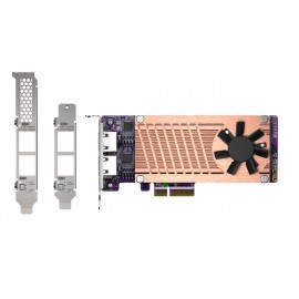 QNAP QM2-2P2G2T adaptador y tarjeta de red Interno Ethernet 2500 Mbit/s