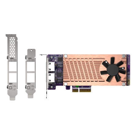 QNAP QM2-2P2G2T adaptador y tarjeta de red Interno Ethernet 2500 Mbit/s