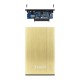 TooQ TQE-2527GD caja para disco duro externo Caja de disco duro (HDD) Negro, Oro 2.5''