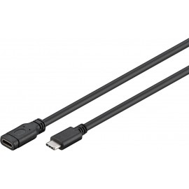 Goobay 45393 cable USB 1 m USB 3.2 Gen 1 (3.1 Gen 1) USB C Negro - 4040849453939