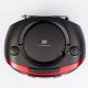 Aiwa BBTC-550RD Reproductor de CD portátil Negro, Rojo