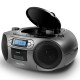 Aiwa BBTC-550MG Reproductor de CD portátil Negro, Plata