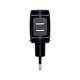 AISENS Cargador USB 17W 5V/3.4A, 2xUSB Con Control AI, Negro - A110-0440