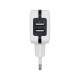 AISENS Cargador USB 17W 5V/3.4A, 2xUSB Con Control AI, Blanco - A110-0439