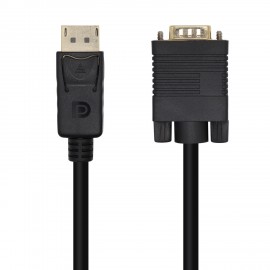 AISENS Cable Conversor DisplayPort A VGA, DP/M-VGA/M, Negro, 3.0m - A125-0462