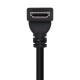 AISENS Cable HDMI V2.0 Acodado Premium Alta Velocidad / HEC 4K@60Hz 18Gbps, A/M-A/M, Negro, 2.0m - A120-0457