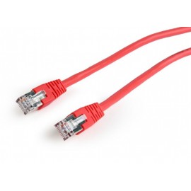 Gembird PP6-0.5M/R cable de red 0,5 m Cat6 F/UTP (FTP) Rojo